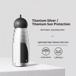 Titaanih&otilde;bedane UV-kindel, &uuml;litugeva p&auml;ikesekaitsega ja mitmek&uuml;lgne kapselkategooria p&auml;ikesevari nii vihma kui ka p&auml;ikese jaoks (as the picture,metal-fiber composite&6K)