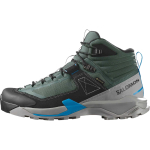 Salomon X Ultra Alpine S&uuml;nteetiline Nahk Mugavad Mitmek&uuml;lgsed Moodsad Lihtsad K&otilde;rge S&auml;&auml;rega Matkasaapad Meeste Matkasaapad Roheline L47815100 44 black