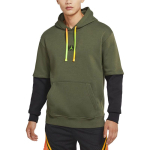 Jordan MVP Dressipluusid Meeste Khaki/Must/Elektrooniline Roheline Kapuutsiga Keskmise Paksusega Kaheosalised DV1598-325 M black