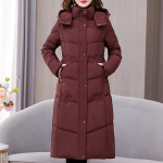 Elegantsed talvejoped Naiste pikad pargid kapuutsiga lahtised paksud soojad pikkade varrukatega mantlid naiste jakid XL