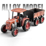 1/32 Simulatsioontraktori M&auml;nguasjad Auto Mudel Sulamist Metallkere P&otilde;llumajandusmasin T&otilde;mmatav Heli Valgus Funktsiooniga M&auml;nguauto Poisile Kingitus blue