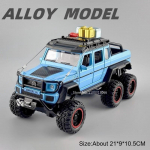 1:24 G63 6X6 Land Cruiser LC80 Autod M&auml;nguasjad Mudelid Valguse ja Muusikaga T&otilde;mmatav Minis&otilde;idukid Uksed Avanevad Maastikuautod Laste Kingitused