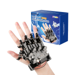 Ise-tehtud Pythoni programmeerimiskool Laps Kodeerimine STEM-haridus Lapsed Eksoskelett Nutikas robot Tundev kinnas Alustaja komplekt Arduino jaoks ACEBOTT Motion-Sensing Glove must