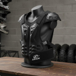 Mootorratturi Rinnakaitse L&ouml;&ouml;gikindel Vest P&otilde;rutusi Summutav Motokrossi Seljakaitse Black M gray