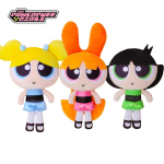 Uus 3 tk/partii 23 cm Multikas Anime Powerpuff Girls Palusm&auml;nguasjad Armsad Blossom Buttercup Bubbles T&auml;idisega Palusnukud Kingitused orange