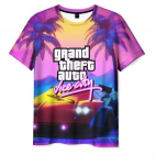 Populaarne m&auml;ng GTA T-s&auml;rk Grand Theft Auto Vice City 3D-prindiga meestele ja naistele suvine mood l&uuml;hikeste varrukatega XXS