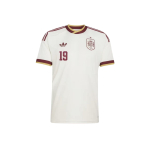 Adidas Originals 2026 Maailmameistriv&otilde;istlused Hispaania Rahvuskoondis Lamine Yamal 19 V&otilde;&otilde;rsil Kiiresti kuivav Triibuline L&uuml;hikeste varrukatega Jalgpallis&auml;rk Meeste pealisr&otilde;ivad JN4392-19 L