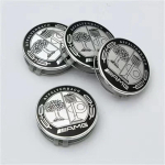 4 tk/komplekt 75 mm Mercedes Benz AMG W203 W206 W220 W205 W211 W212 autode ratta keskmised katted Benz embleemiga Rehvir&otilde;ngaste katted ED3