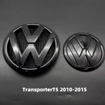 VW VOLKSWAGENile Uus VW T5 T6 Auto Kapott Esiv&otilde;re Embleem Tagumine Pagasiruum Logo Kate Dekoratsioon Volkswagen Transporter T5 T6 jaoks gbhl80 black