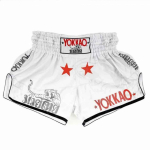 YOKKAO Autentsed Muay Thai l&uuml;hikesed p&uuml;ksid Meestele Naistele Poks MMA Kickboxing Treening V&otilde;itlus Unisex Sport Valges L valge