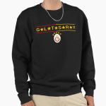 Unisex Puuvillane Kampsun Pullover Kapuutsiga Tr&uuml;kitud Kampsun Galatasaray 2025 Meistriv&otilde;istluste Disain &ndash; 5-T&auml;rni #2 Pullover Dressipluus Vabaaja Pikkade Varrukatega Dressipl 4XL (90-100kg) must