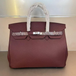 ML2024 Uus 40cm Veisenahast K&auml;ekott Suur T&otilde;mblukuga Kott Naiste Ehtne Nahast &Otilde;lakott 40x20x31cm gray