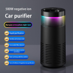 Xiaomi Autot &otilde;hupuhasti Kiire puhastus Eemaldab formaldeh&uuml;&uuml;di l&otilde;hnad Auto seest Negatiivsed ioonid &Uuml;mbritsev valgus Autot &otilde;hupuhasti 2026 must