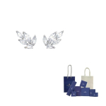 Swarovski Louison kuupmeetrilise tsirkooniumiga roodiumiga kaetud k&otilde;rvar&otilde;ngad naistele 5646728 F-Original brand box white