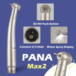 NSK Pana-Max2 Hambaravi Kiirk&auml;siinstrument Turbiink&auml;siinstrument Hambaarsti T&ouml;&ouml;riist Hambaravi B2 M4 Nupuga K&auml;siinstrument 2 Hole gray