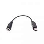 Mini-USB kuni 3,5 mm mikrofoni mikrofoni adapteri kaabel Gopro HD Hero 1 2 3 3+ 4 kaamera jaoks