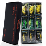 Konnalant Pehmed kalap&uuml;&uuml;gis&ouml;&ouml;dad 9tk Elutruud Topwater Kalastuss&ouml;&ouml;dad Crankbait Konksud Bassi s&ouml;&ouml;datarbed 9pcs