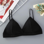 French Triangle Cup Sexy Thread puuvillane rinnahoidja aluspesu naiste suverinnahoidjad &otilde;mblusteta bralette valge