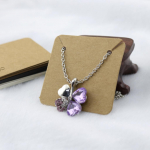 100 tk ehete kaelakee vitriinide hoidja pakett Rippkaart Valge 5x5cm must