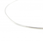 Les Tr&eacute;sors De Lily [B9371] - Collier Argent 'Omega' - 40 cm 1. 2 mm h&otilde;be