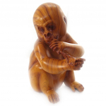 Les Tr&eacute;sors De Lily [K1244] &ndash; puidust kujuke  Baby Gorilla pruun
