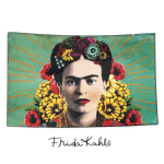 Frida Kahlo [Q9975] - T&uuml;hi klaaskauss 'Frida Kahlo' roheline - 23x15x3 cm roheline