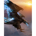 Teemantmaal 5D t&auml;isring teemantkunsti tikandid mosaiik Kodukaunistus K&auml;sitsi valmistatud 20X30CM