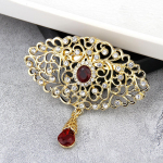 Araabia lilledega naiste prossin&otilde;elad kullav&auml;rvi kivikivist Maroko kaftaanist ehted Arabesque Dubai ehted pruudi kingitus punane