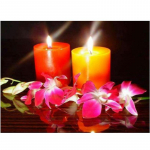 T&auml;is&uuml;mar/ruudukujuline 5D Teemantmaaling K&uuml;&uuml;nalde ilu Teemanttikandid Ristpistekomplektid Kodukaunistus K&auml;sitsi valmistatud kingitused Round 20x30cm