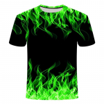 kvaliteetne moem&uuml;&uuml;k Meeste Uus &Uuml;markaelusega suvine T-s&auml;rk L&uuml;hikeste Varrukatega Sinine roheline punane lilla Leek 3D Prinditud Top XL