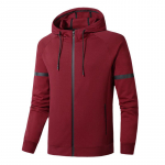Uus kevadine s&uuml;gispuuvillane meeste jope t&otilde;mblukuga kardigan spordikapuutsiga top moodne kootud jakk L-8XL L