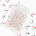 10g/kott Pokker Disainid Pol&uuml;meer Pehme Savi Viilud K&uuml;&uuml;nekaunistused M&auml;ngukaardid K&uuml;&uuml;nehelbed Manik&uuml;&uuml;r DIY Aksessuaarid