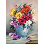 Uus 5D DIY Teemantmaaling V&auml;rske lille Teemanttikandid Lavendel Ristpistes T&auml;is&uuml;mmargune puur Kodukujundus K&auml;sitsi kingitus Full Round 20x30CM