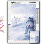 5D teemantmaaling t&auml;isteemantj&otilde;ulupuu J&otilde;uluvana lumememm teemantmaal K&auml;sitsi valmistatud teemantmosaiikmaal Kodukaunistus Full Round 20X30CM