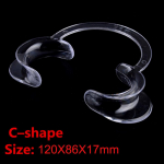 5 tk hambaravi suuavaja C-kujuline intraoraalne p&otilde;se huulet&otilde;mbaja plastikust suuleotaja M puhas