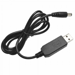 USB Boost kaabel 5 V kuni 12 V toite USB toiteadapteri kaabel USB to DC teisenduskaabel DC 5.5*2.1 toite 5V to 9V must