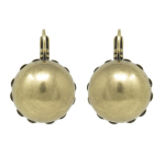 Lily-Crystal [R4682] - K&auml;sit&ouml;&ouml;na valmistatud  Mythique Syracuse  antiiksed kullast liiprid - 18 mm pruun