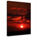 L&otilde;uenditr&uuml;kk Sunset Red Nature 40x60 punane