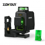 3D roheline lasertase 8 liiniga Saksa laserdioodiga 2x360 eraldi t&ouml;&ouml;liinid 5200 mAh liitiumaku