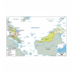 Halduskaart Inglise kaart Malaisia ​​Kaart L&otilde;uend Maalimine Elutuba Kodukaunistus Lastele Koolitarbed 42*30cm