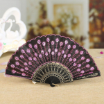 Parim tantsuline pulmapidu, pitsist siidist kokkupandav k&auml;eshoitav lillef&auml;nn One Size roheline