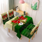 J&otilde;ululaudlina Spandex Xmas s&ouml;&ouml;gitooli katted Veekindlad Nappe De Table Euroopa stiilis j&otilde;ululauakatted riidest sisekujundus Only2Pcs Chair Cover