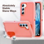 Libisemisvastane k&otilde;va armor kaitsev telefoni&uuml;mbris Samsung Galaxy S23 Ultra 5g S23 Plus S23ultra kukkumiskaitse kahekihilise katte jaoks for Galaxy S23 plus roosa punane v&auml;rv