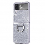 Luksuslik s&auml;delev glitteriga &uuml;mbris s&otilde;rmusega Samsung Galaxy Z Flip 4 5g jaoks t&uuml;drukutele naistele &otilde;huke p&otilde;rutuskindel kukkumiskindel kate For Galaxy Z Flip 4 h&otilde;be
