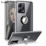 Magnetr&otilde;ngasaluse hoidiku telefoni&uuml;mbris Xiaomi POCO F5 Pro jaoks, pehme TPU l&auml;bipaistev turvapadi P&otilde;rutuskindel tagakaas POCO F5 F5Pro jaoks For POCO F5 5G must