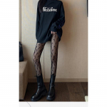 Kevad suvi S&uuml;gis &otilde;hukesed l&auml;bipaistvad kuumustriga v&otilde;rksukad Naiste JK mustad sukad Instagram Trendikad seksikad sukkp&uuml;ksid