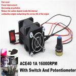 Universaalne DC12V 1A ACE40 Max 16000RPM turbolaaduri Tan Boost &otilde;hu sisselaske ventilaator