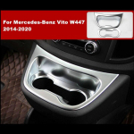Mercedes-Benz Vito W447 2014-2020 tarvikute jaoks, auto stiil kroomitud esitopsihoidja paneeli raami kaane kaunistus