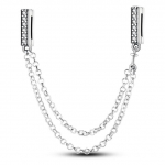 S&auml;delev l&auml;bipaistev h&otilde;bedane turvakett 925 sterlingh&otilde;bedast turvakett v&otilde;luhelmed, mis sobivad originaalseks moe k&auml;ev&otilde;ru DIY ehted