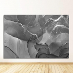 Maalimine Moodne geomeetriline kunstiteos L&otilde;uend Plakat Prindi Seinakunst Pilt Elutoa sisustus Kaasaegne kuldne marmor Abstrakt 20cm&times;40cm NoFrame